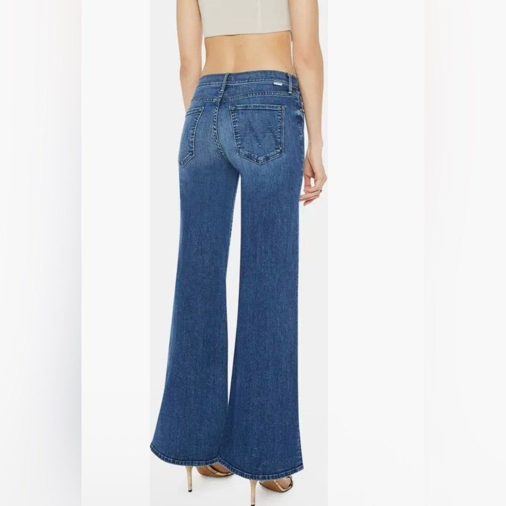 MOTHER The Twister Sneak Flare Jeans, Blue, Women’s 28